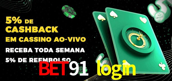 Promoções do cassino ao Vivo bet91 login